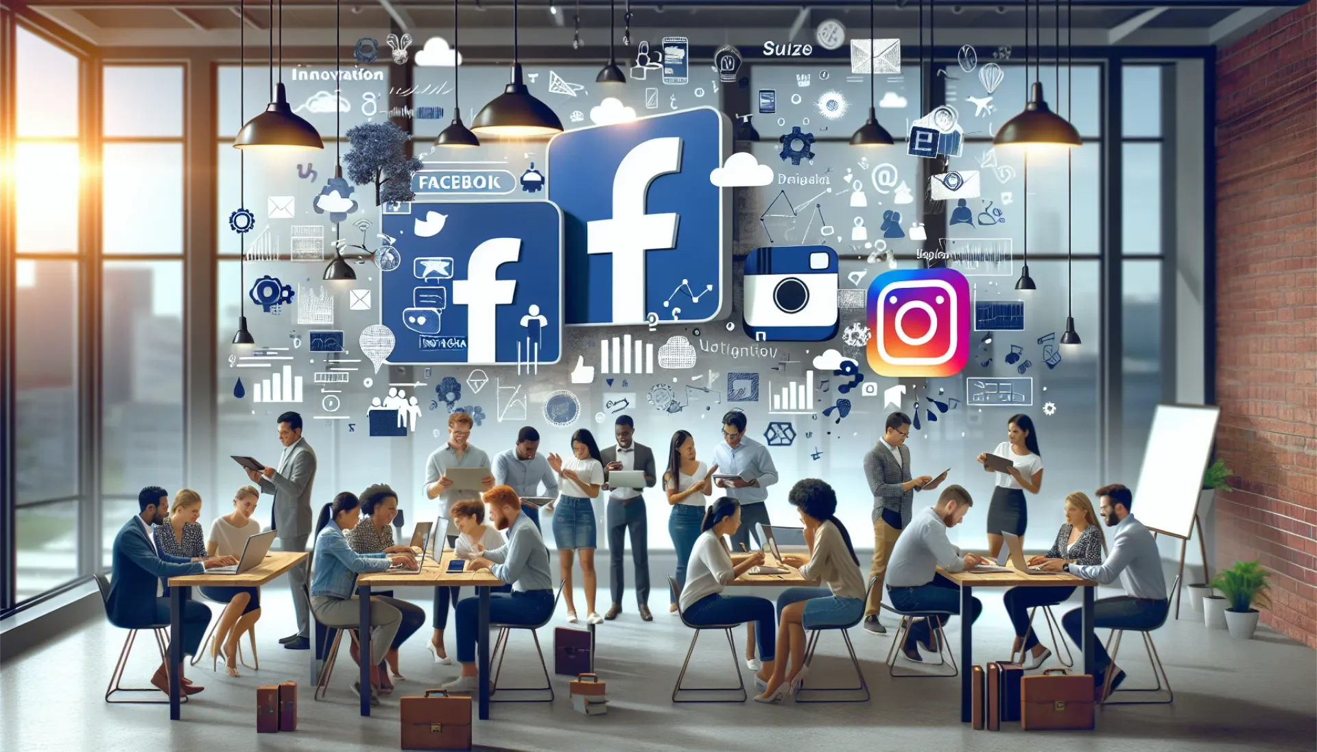 Facebook instagram actions commerciales